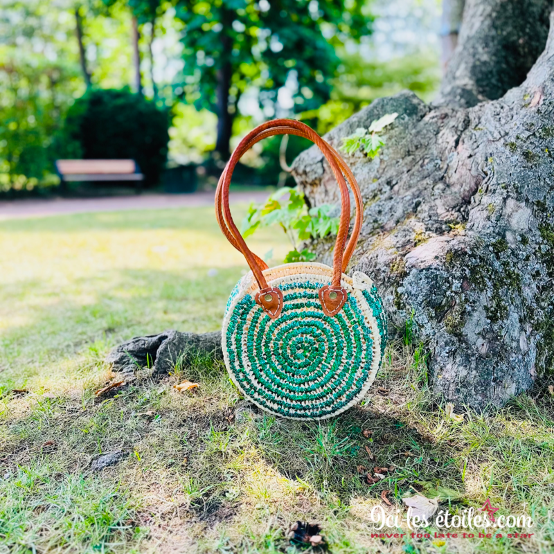 Sac rond Marocain Vert