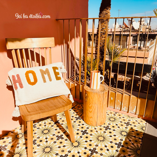 Housse de Coussin Marocain « Home »