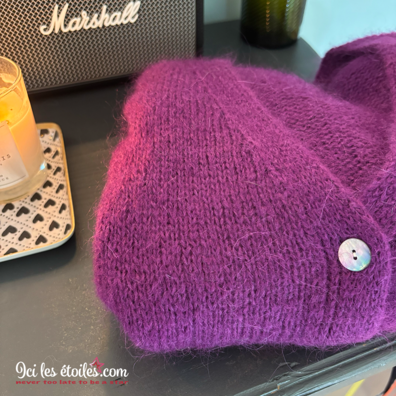 Gilet Gabriel violet
