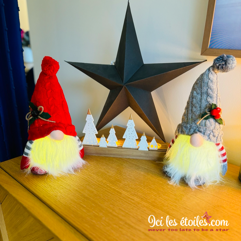 Lutin Lucien lumineux rouge