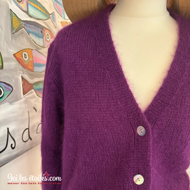 Gilet Gabriel violet