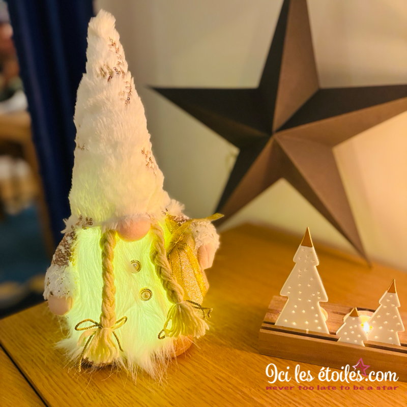 Lutin Lucien lumineux crème