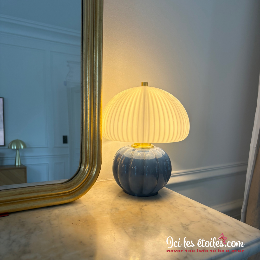 Lampe Madeleine bleue