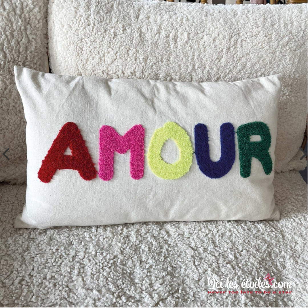 Coussin Amour Multicolore