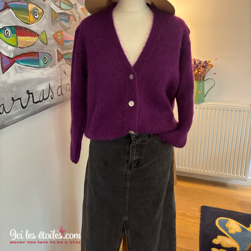 Gilet Gabriel violet