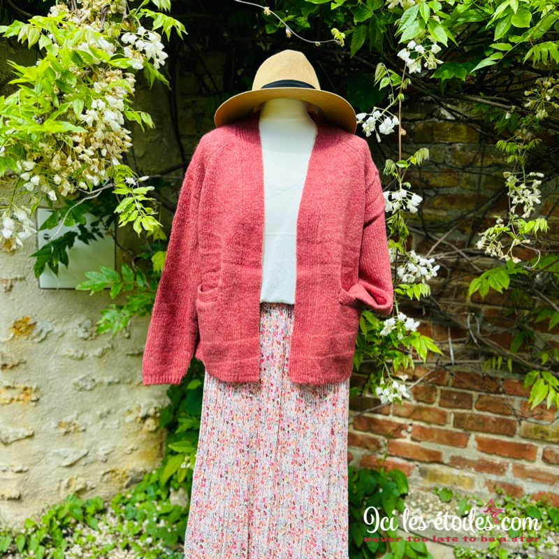 Gilet Terracota paillettes