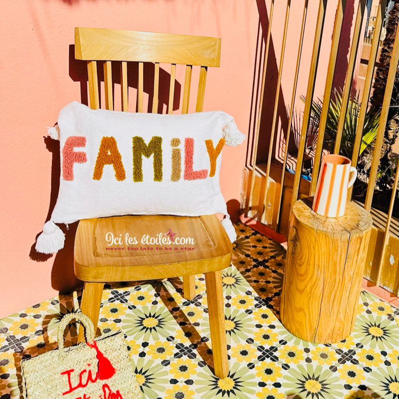 Housse de Coussin Marocain « Family »