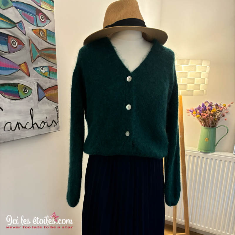 Gilet Gabriel vert bouteille