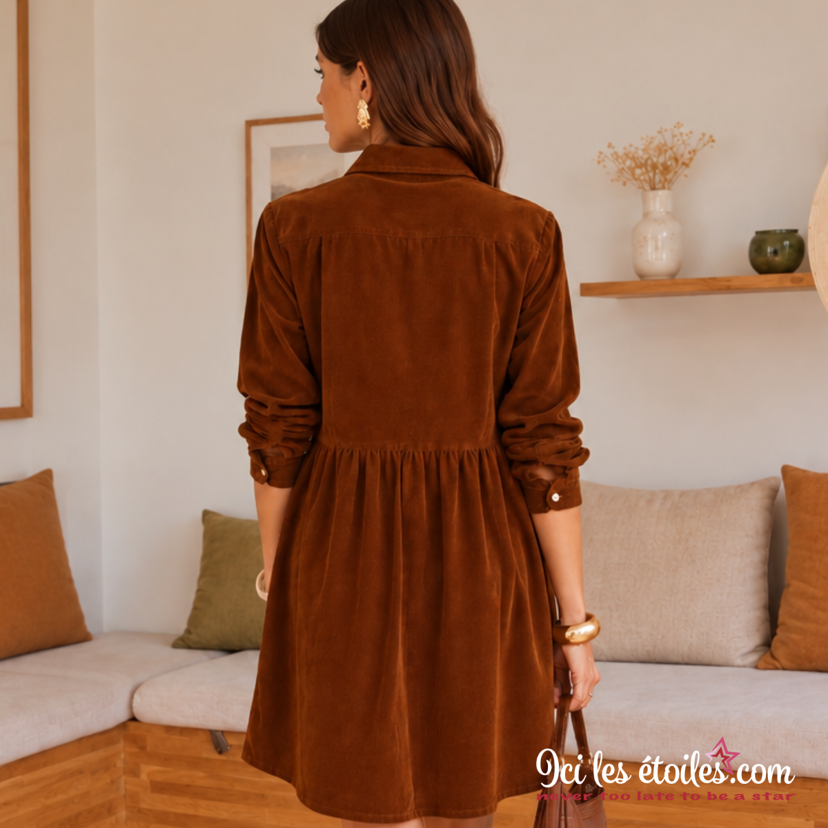 Robe Aliénor Camel