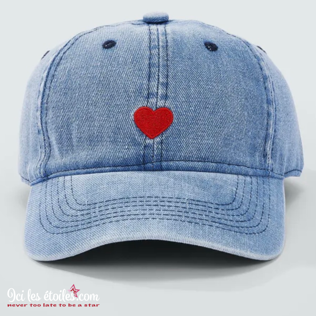 Casquette en denim ❤️