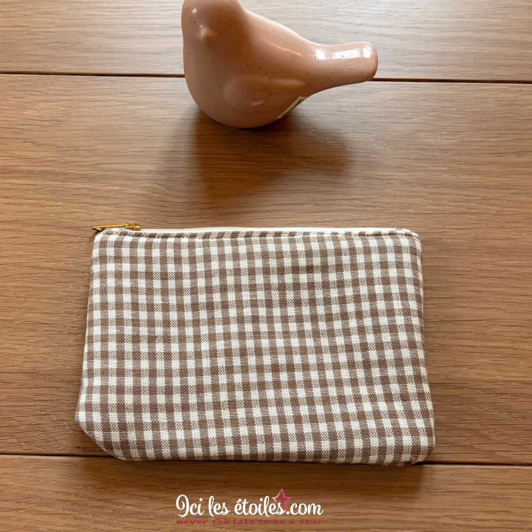 Trousse Vichy camel