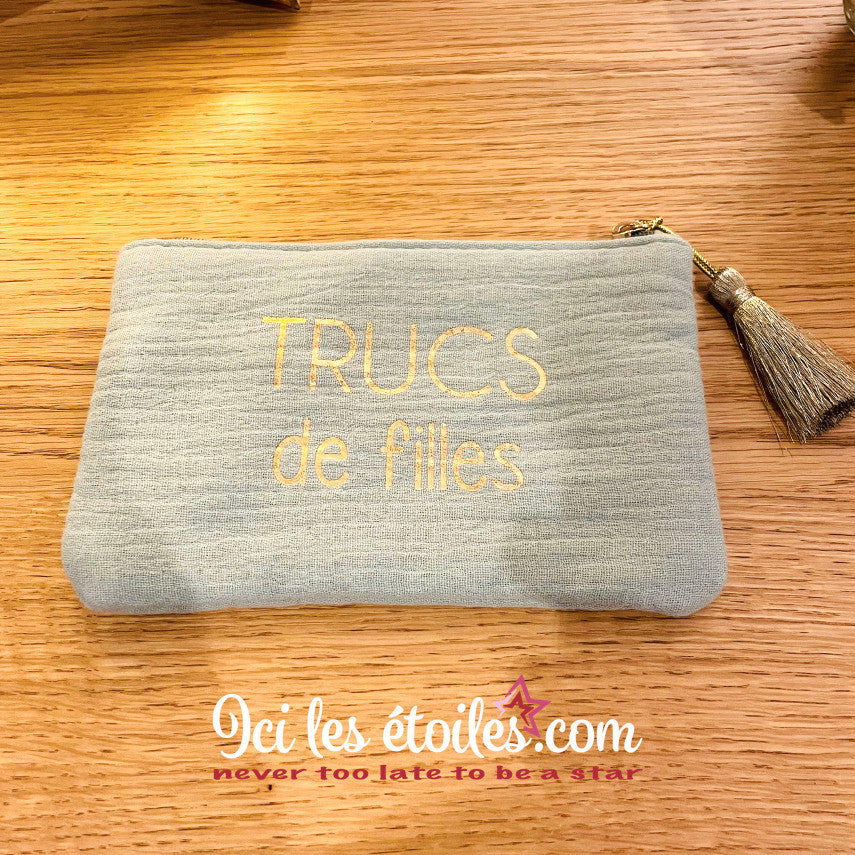Pochette Scarlett vert d'eau