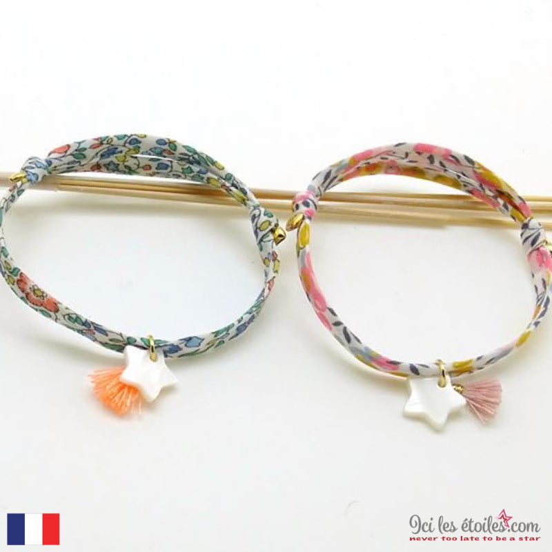 Bracelet Liberty avec une étoile en nacre