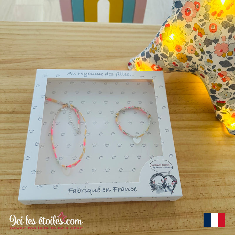 Coffret collier et bracelet Liberty