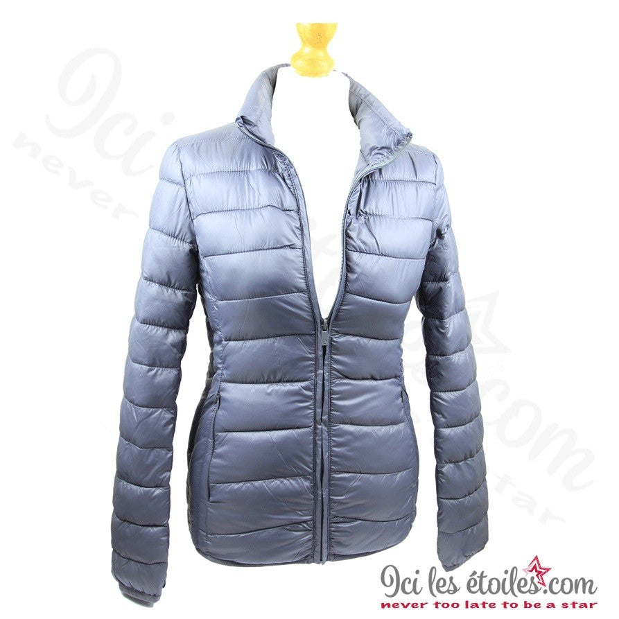 Doudoune Grise "Lulu Castagnette"