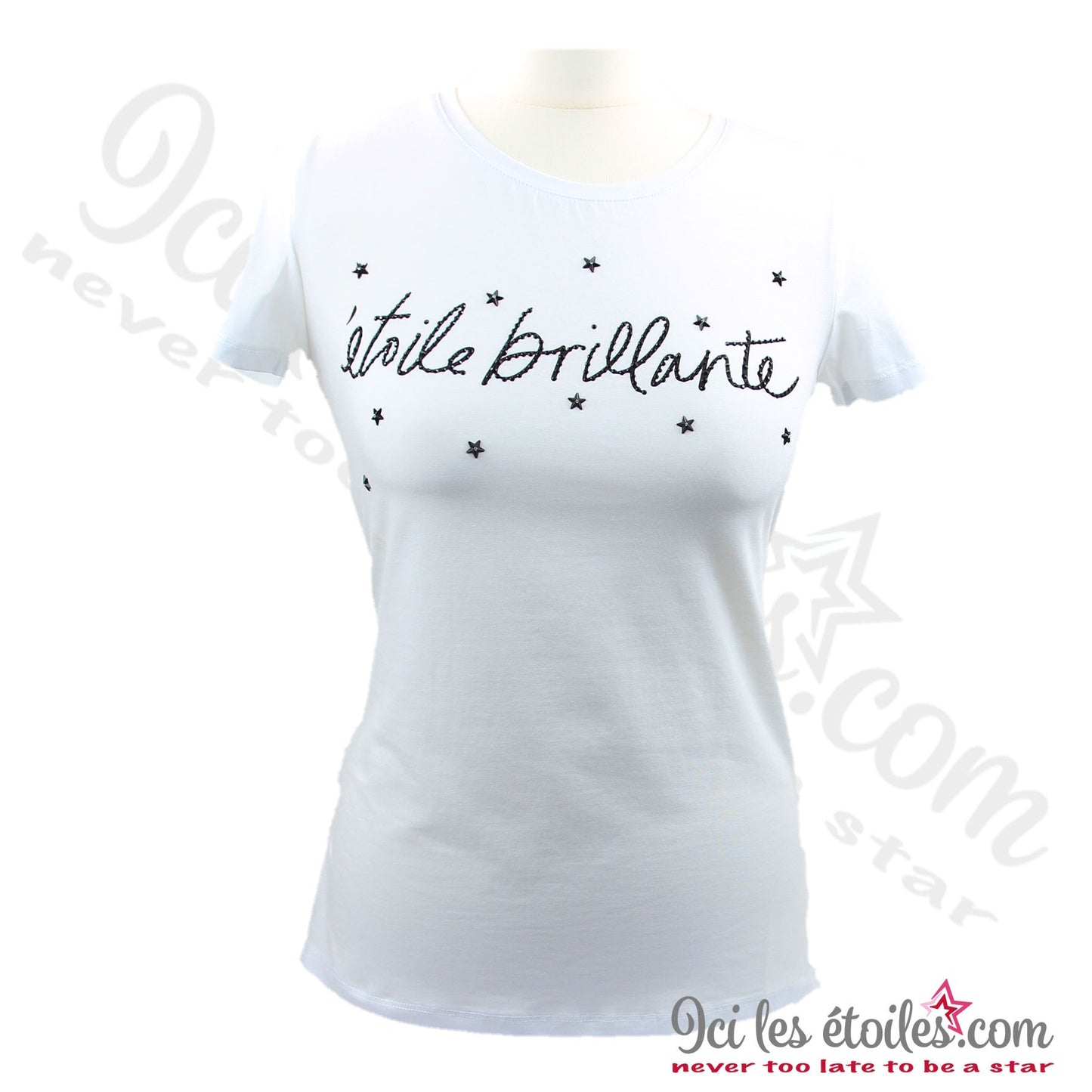 Tee-Shirt "étoile brillante" noir