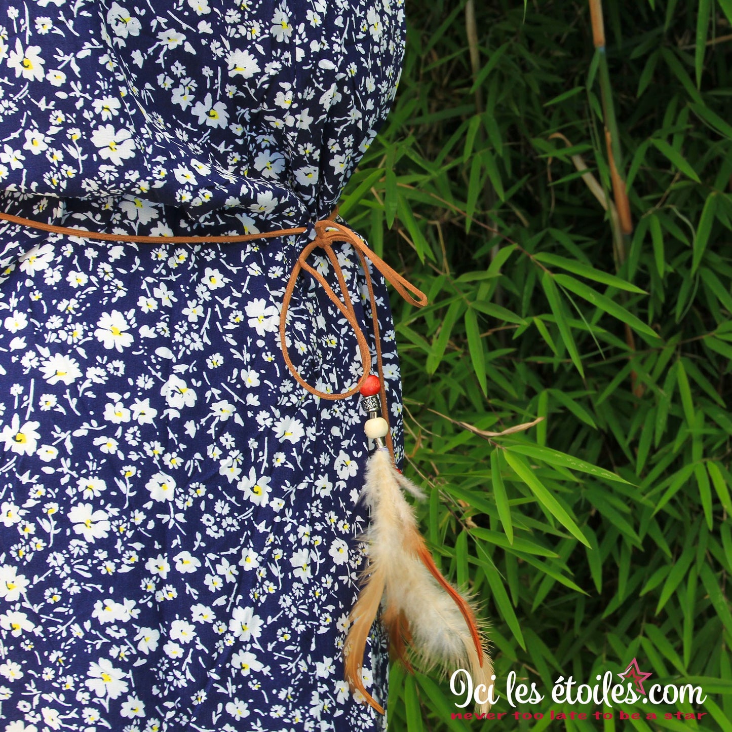 Robe petites fleurs blanches