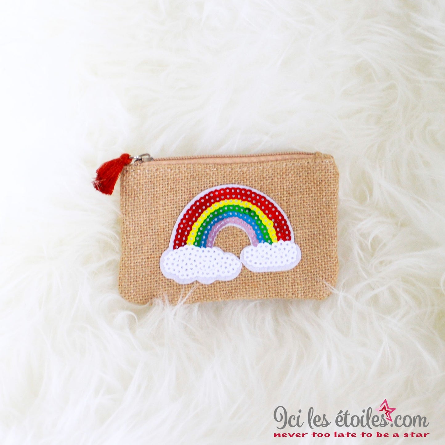 Petite pochette arc-en-ciel
