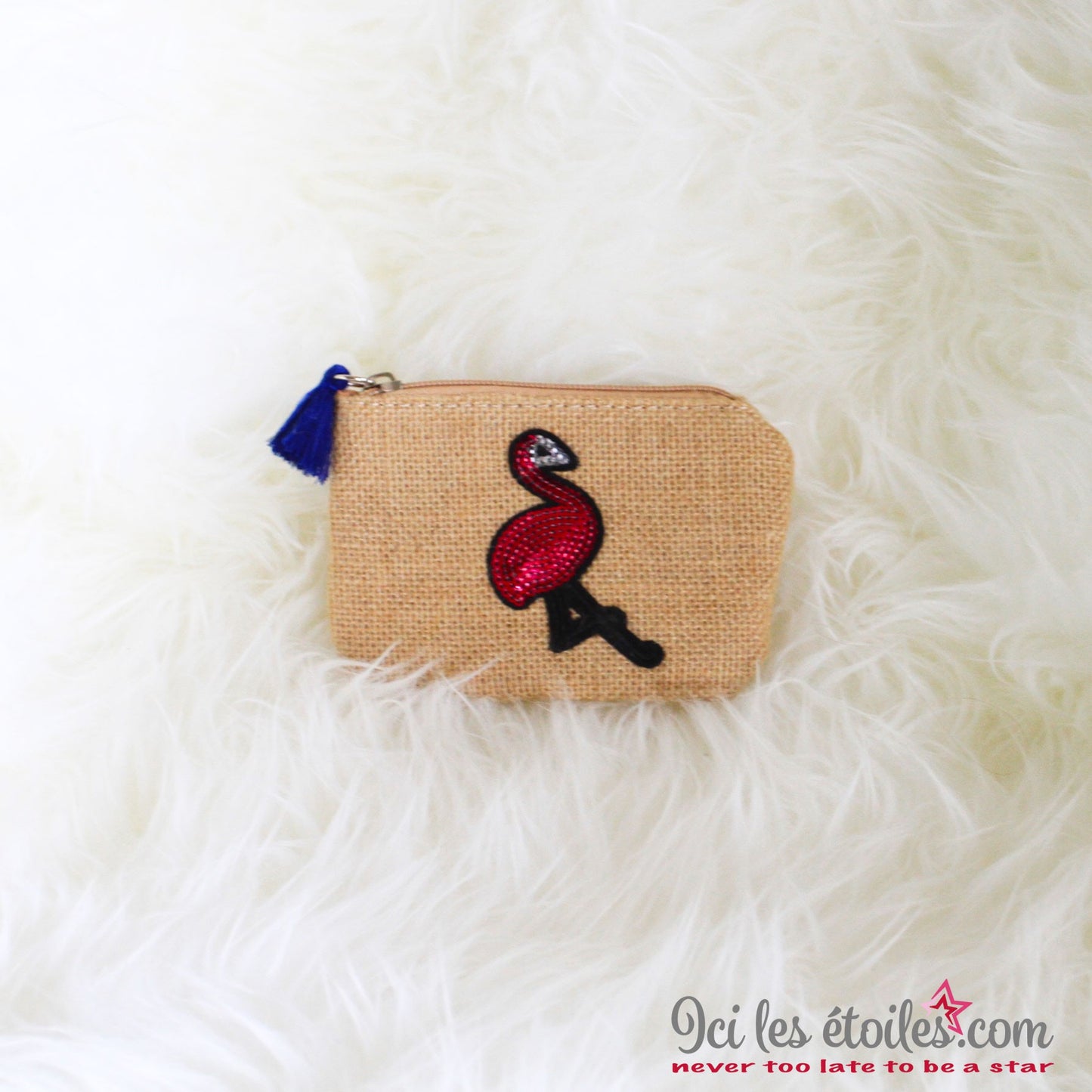 Petite Pochette Flamant rose