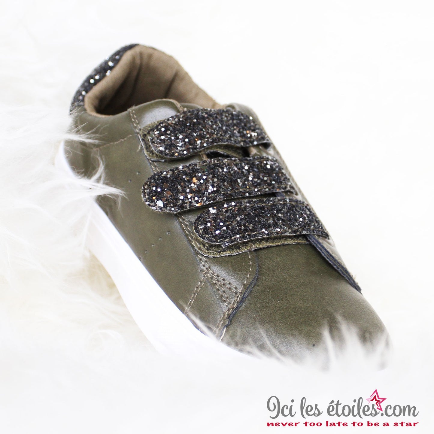 Basket Strass Kaki