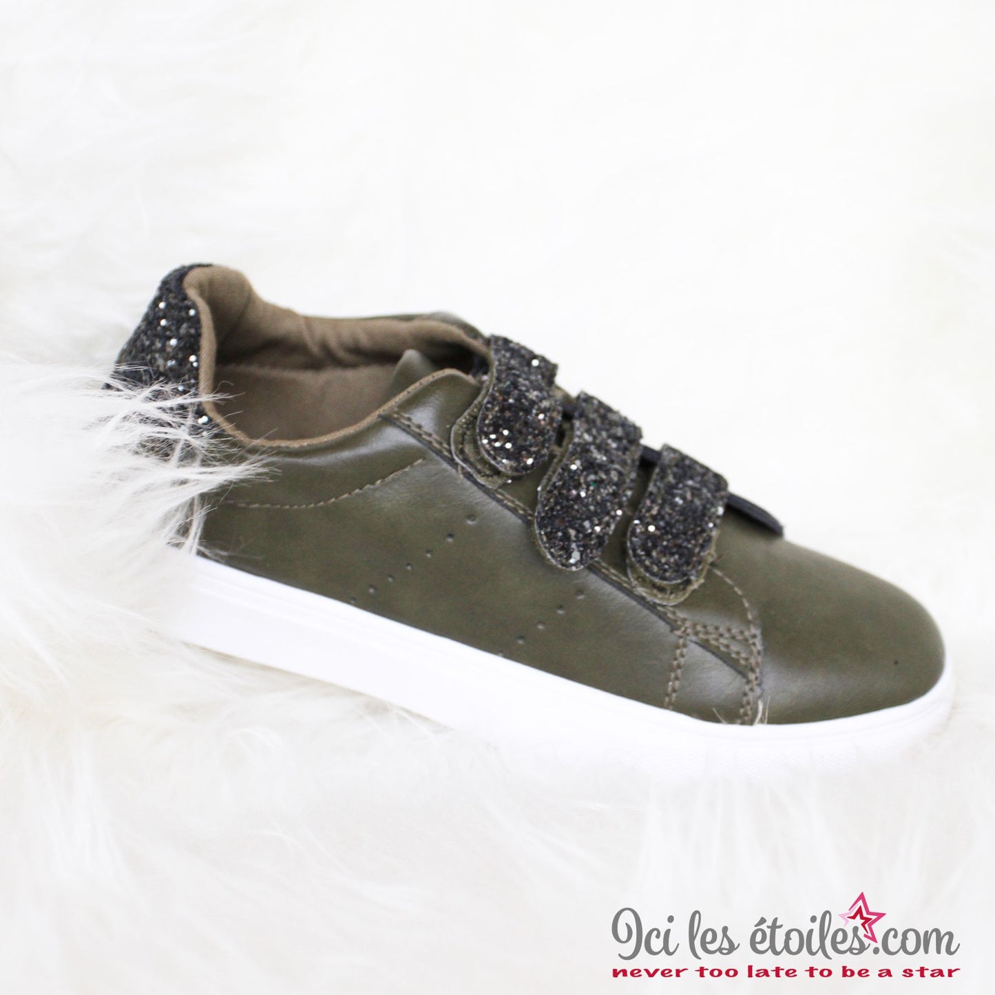 Basket Strass Kaki