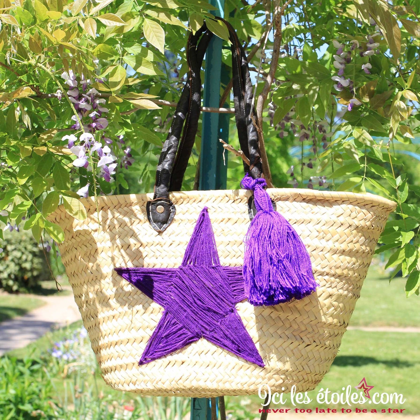 Cabas/Panier étoile Violet