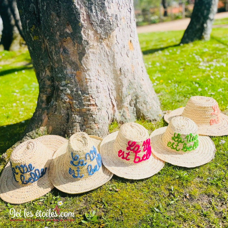 Chapeau « La Vie est belle »