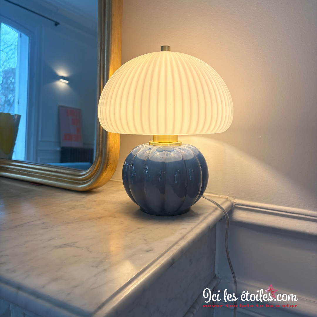 Lampe Madeleine bleue