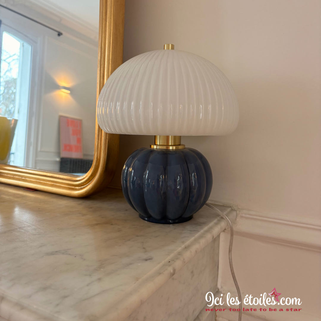 Lampe Madeleine bleue