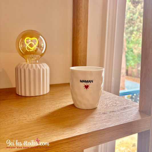 Tasse Maman coeur rouge en Céramique