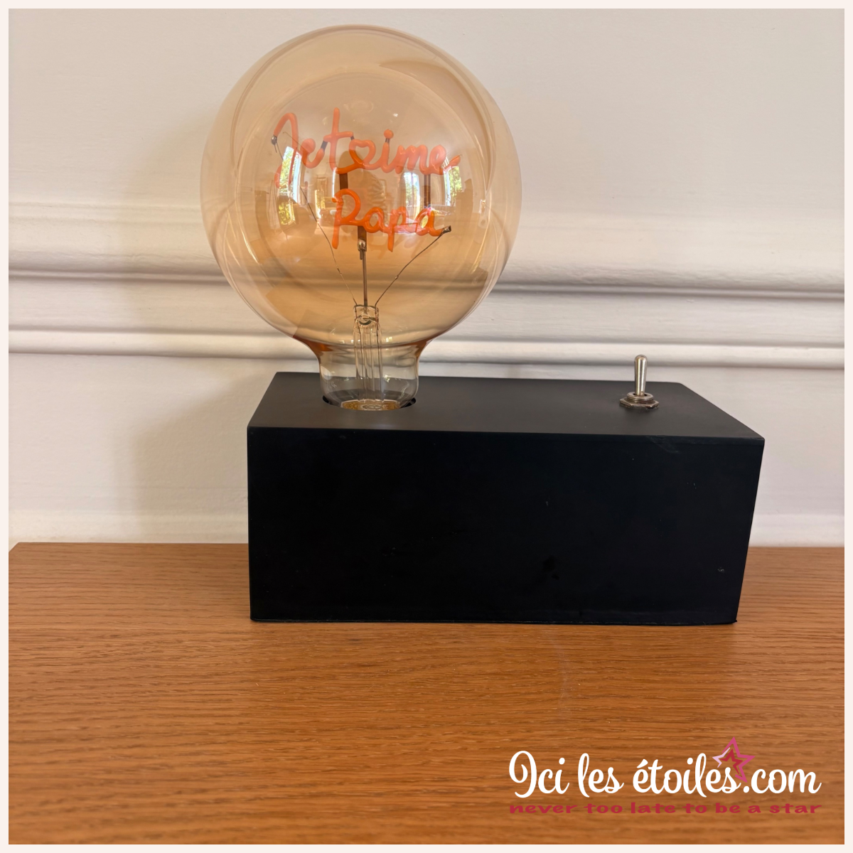 Ampoule LED « Je t’aime Papa »