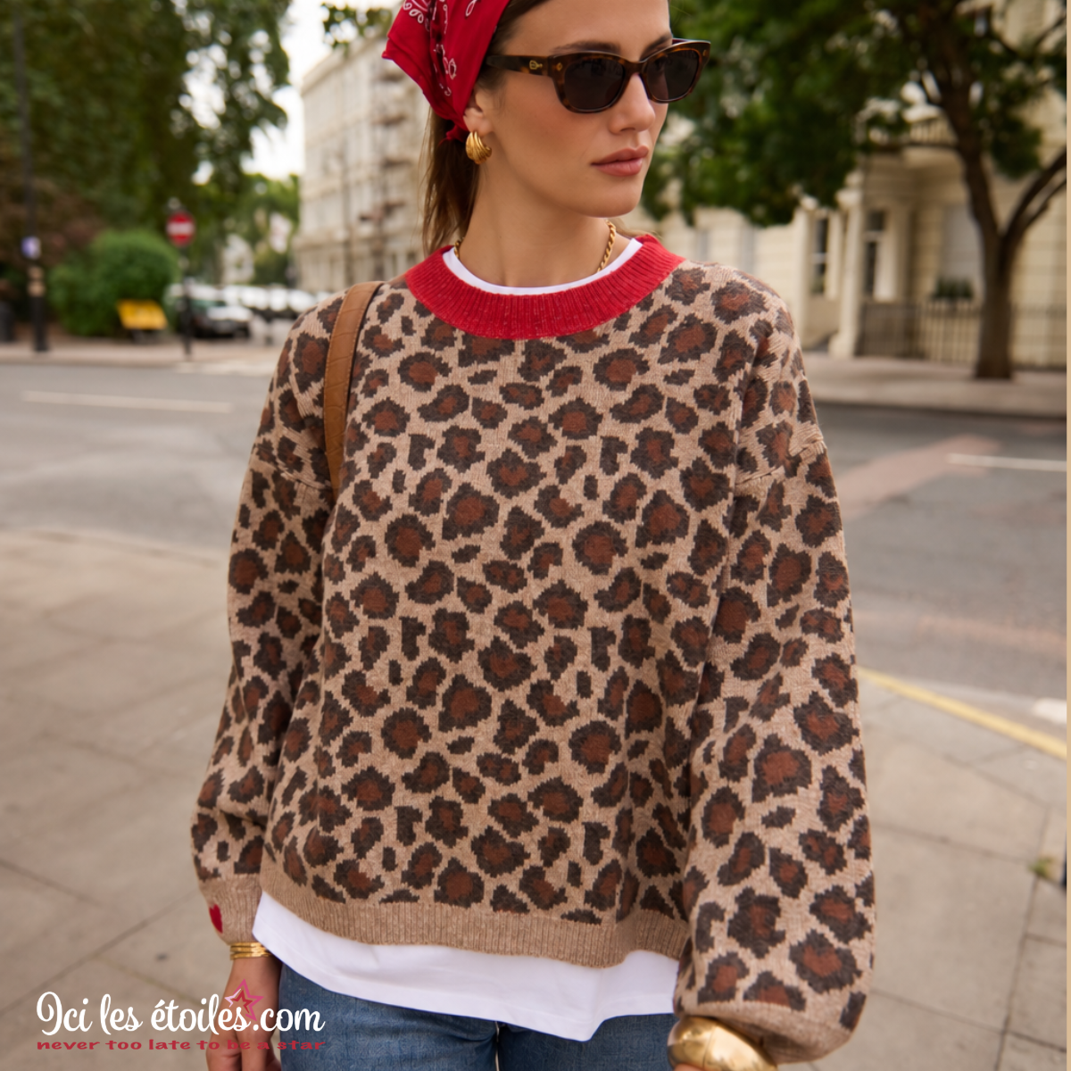 Le Pull Léo coeur rouge