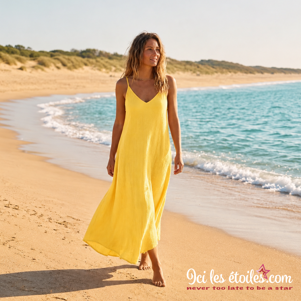 Robe Léa Jaune