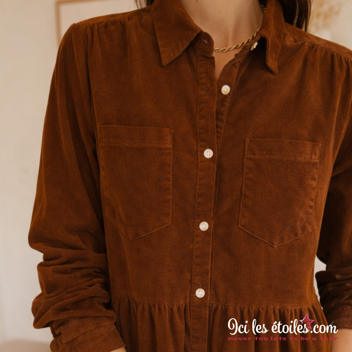 Robe Aliénor Camel