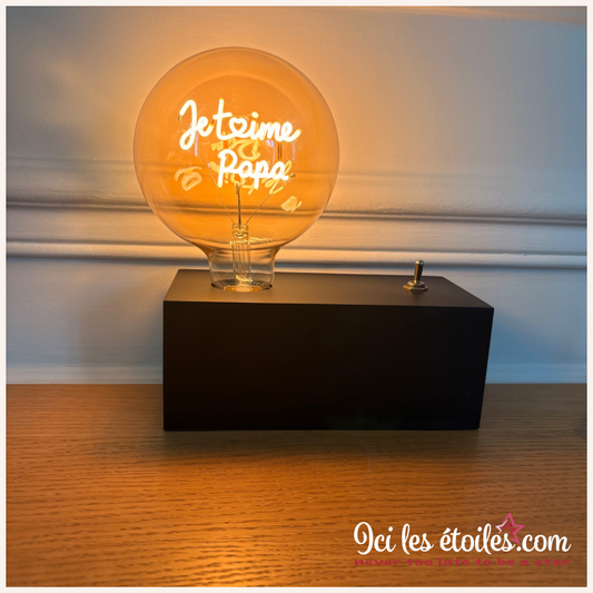Ampoule LED « Je t’aime Papa »
