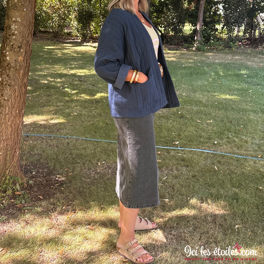 Veste Lucie bleu marine