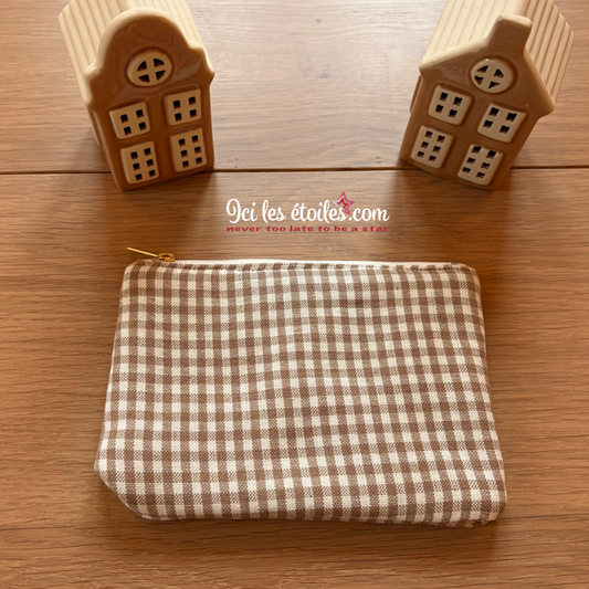 Trousse Vichy camel