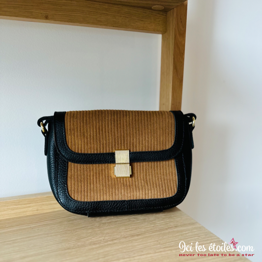 Sac Côme Camel/Bleu Marine
